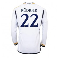 Echipament fotbal Real Madrid Antonio Rudiger #22 Tricou Acasa 2023-24 maneca lunga